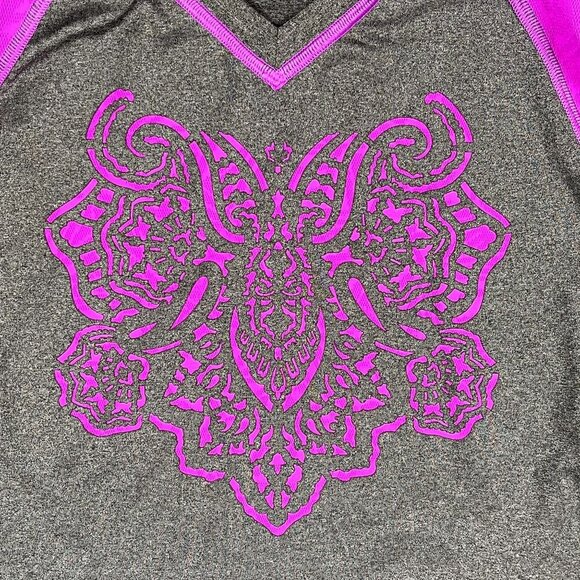 Athleta Long Sleeve V-Neck Performance T-Shirt Size Small - Picture 5 of 5